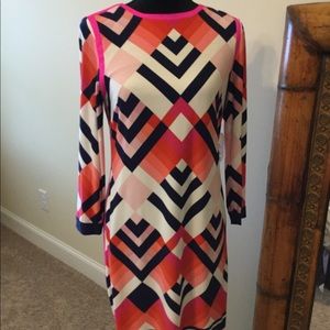 Colorful shift dress